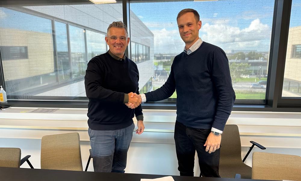 Claus Navntoft, adm. direktør i CHISA (tv) og digitaliseringsansvarlig Bjarke Apollo, Dansk Boligbyg, fortsætter samarbejdet. Claus Navntoft, adm. direktør i CHISA (tv) og digitaliseringsansvarlig Bjarke Apollo, Dansk Boligbyg, fortsætter samarbejdet.
