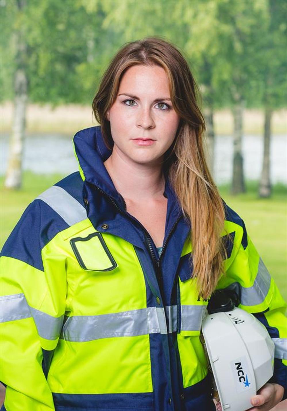Sara Eriksson, projektchef på NCC Building Sweden i Värmland.