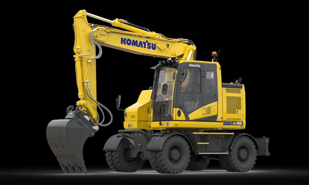 Komatsu PW168-11. Komatsu PW168-11.