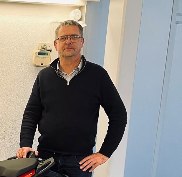 Willy Olesen, støberiteknisk chef hos JAI. Willy Olesen, støberiteknisk chef hos JAI.