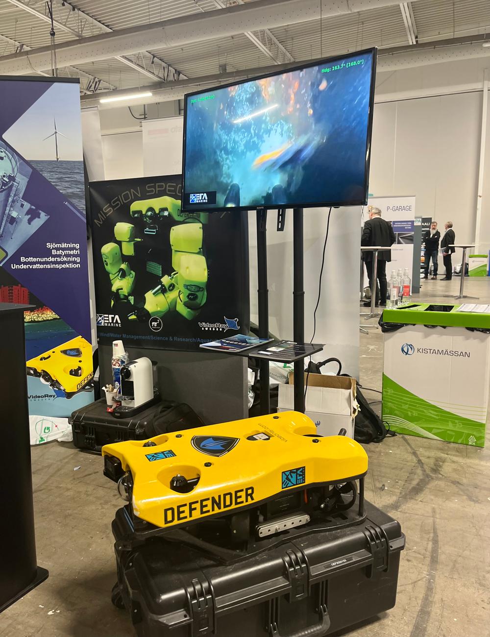 En av Era Marines undervattensrobotar. En av Era Marines undervattensrobotar.