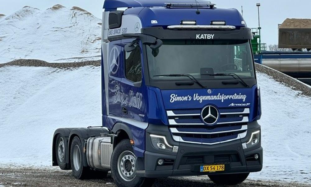 Actros til Simon Dahl fra Års. Actros til Simon Dahl fra Års.