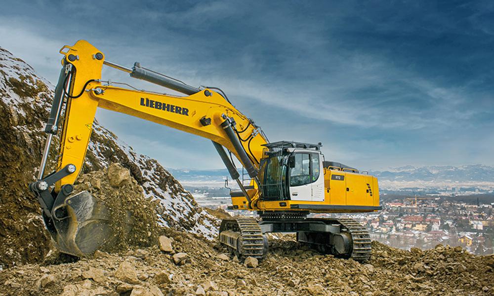 Nya bandgrävaren R972 ska presenteras på Intermat. Nya bandgrävaren R972 ska presenteras på Intermat.