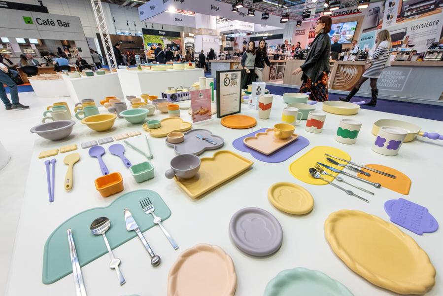 Pastellfärger var gångbart under Ambiente 2024. Pastellfärger var gångbart under Ambiente 2024.