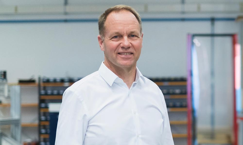 Johannes Kjellgren, vd för Wemo Automation AB, är på plats i montern. Johannes Kjellgren, vd för Wemo Automation AB, är på plats i montern.