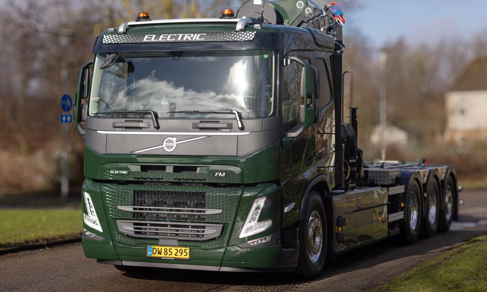 Frederiksberg Renovations nye 4-akslede Volvo FM Electric. Frederiksberg Renovations nye 4-akslede Volvo FM Electric.