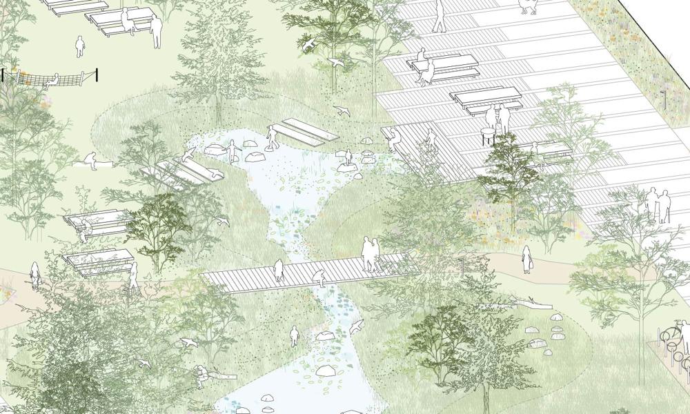 Postparkens fællesarealer skal kunne fungere som et multifunktionelt samlingspunkt. Postparkens fællesarealer skal kunne fungere som et multifunktionelt samlingspunkt.