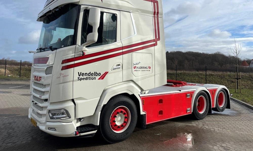 DAF XG+ 530 til Vendelbo Spedition. DAF XG+ 530 til Vendelbo Spedition.
