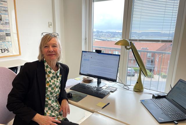 Annette Tindborg på sit kontor.