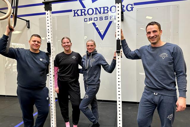 Søren Storm, Line Ørum Hansen, Katrine og Ian Kronborg glæder sig til åbningen.