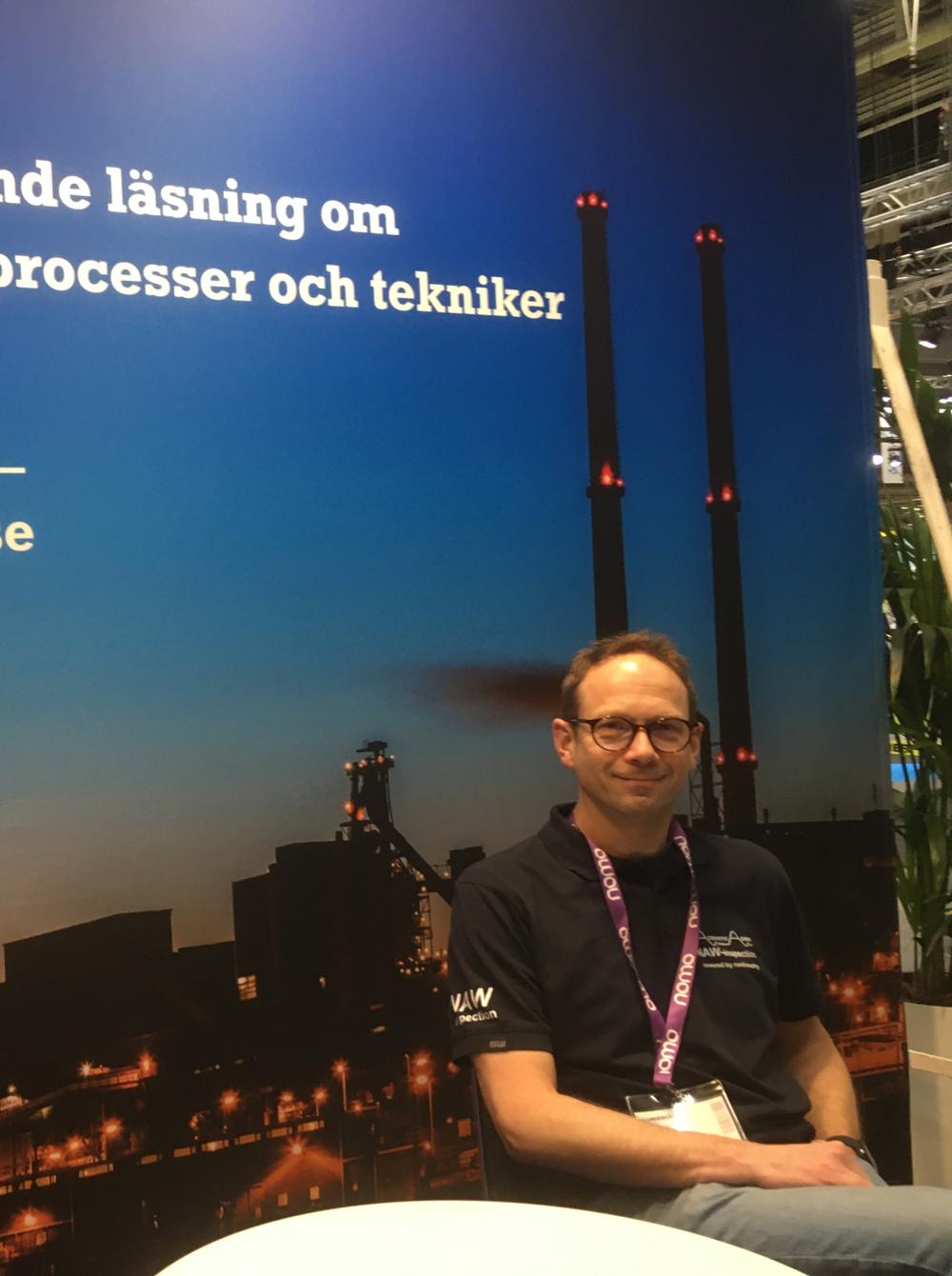 Kristian Haller besökte U&D:s monter och pratade om oförstörande provning. Se separat artikel. Kristian Haller besökte U&D:s monter och pratade om oförstörande provning. Se separat artikel.