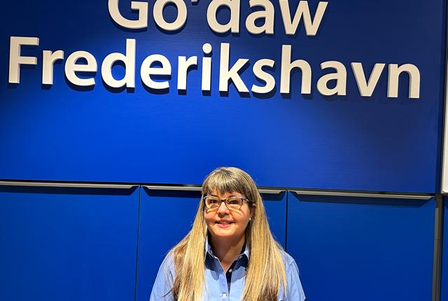 Store manager Tina Rønnest slår dørene op til en helt nyindrettet JYSK fredag 22. marts.