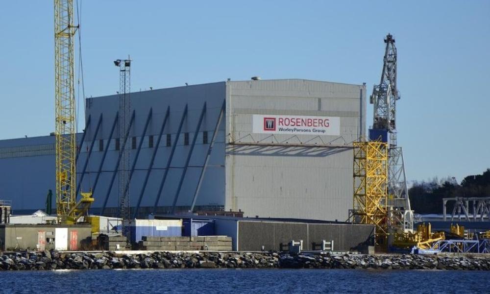 Besparelser: Worley Rosenberg-verftet i Stavanger vil spare betydelig med det nye tiltaket som er i verk i samarbeid med Caverion. Besparelser: Worley Rosenberg-verftet i Stavanger vil spare betydelig med det nye tiltaket som er i verk i samarbeid med Caverion.