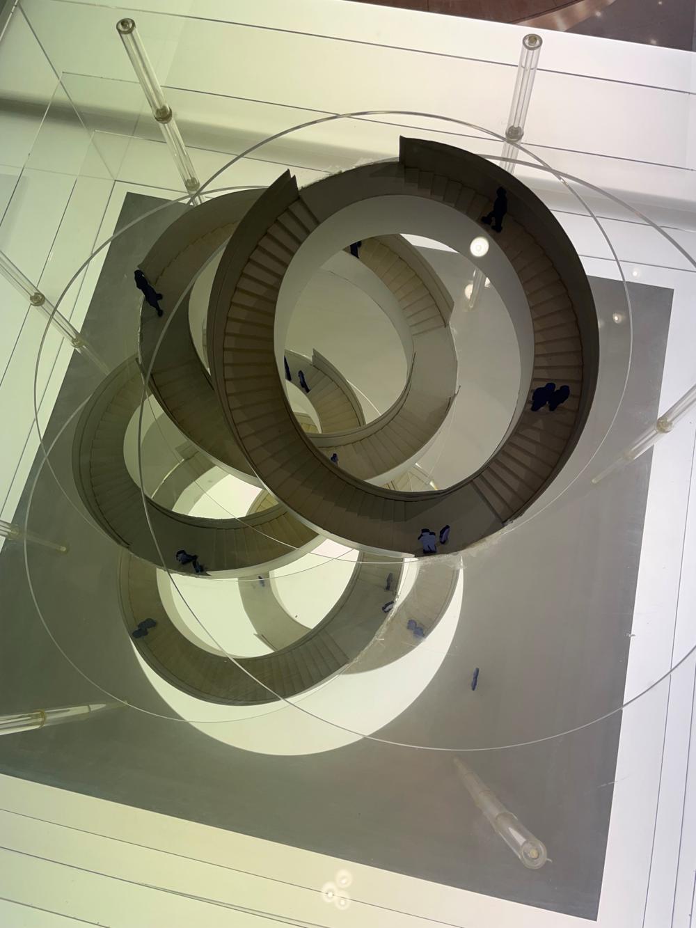 Hovedsædet for Den Internationale Olympiske Komité, Olympic House, i Lousanne. Her er det trappen, der symboliserer de fem olympiske ringe, som bliver fremvist ved 3XN-udstillingen i Dansk Arkitektur Center. Hovedsædet for Den Internationale Olympiske Komité, Olympic House, i Lousanne. Her er det trappen, der symboliserer de fem olympiske ringe, som bliver fremvist ved 3XN-udstillingen i Dansk Arkitektur Center.
