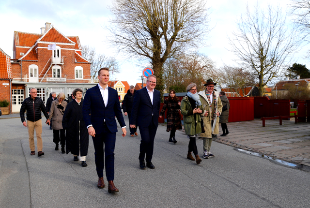 Gæsterne mødtes ved Brøndums Hotel og fulgtes til Skagens Museum, hvor første del af eventet fandt sted.