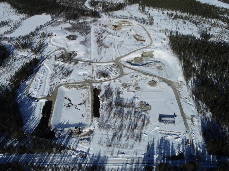 ÖVersiktsbild Guldgruva Fäbodtjärn. ÖVersiktsbild Guldgruva Fäbodtjärn.