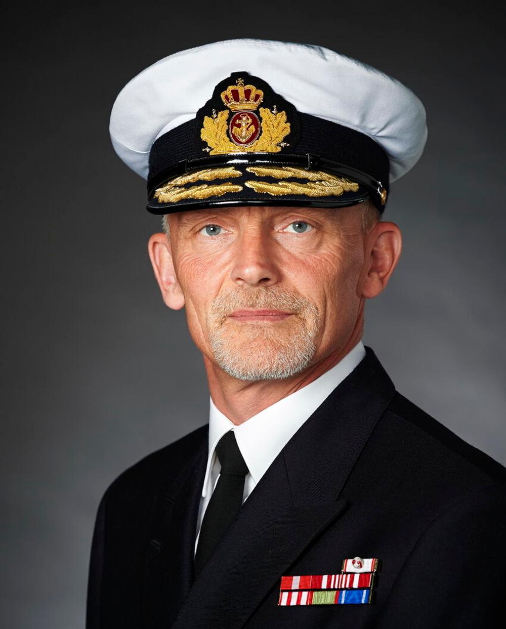 Kontreadmiral Torben Mikkelsen. Kontreadmiral Torben Mikkelsen.