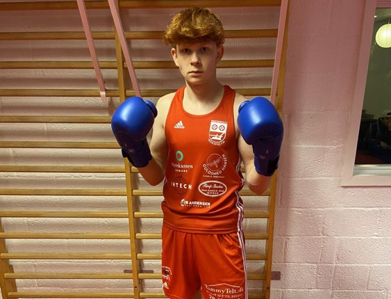 Den unge bokser Robert Lundberg er klar til De Nationale Mesterskaber i boksning.