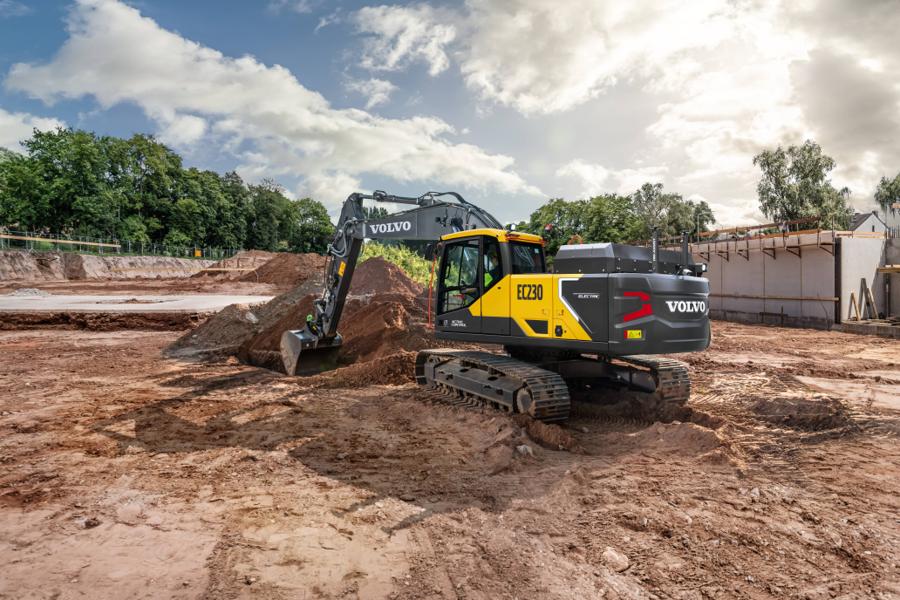 Volvo EC230 Electric kan demoköras på Solvalla. Volvo EC230 Electric kan demoköras på Solvalla.