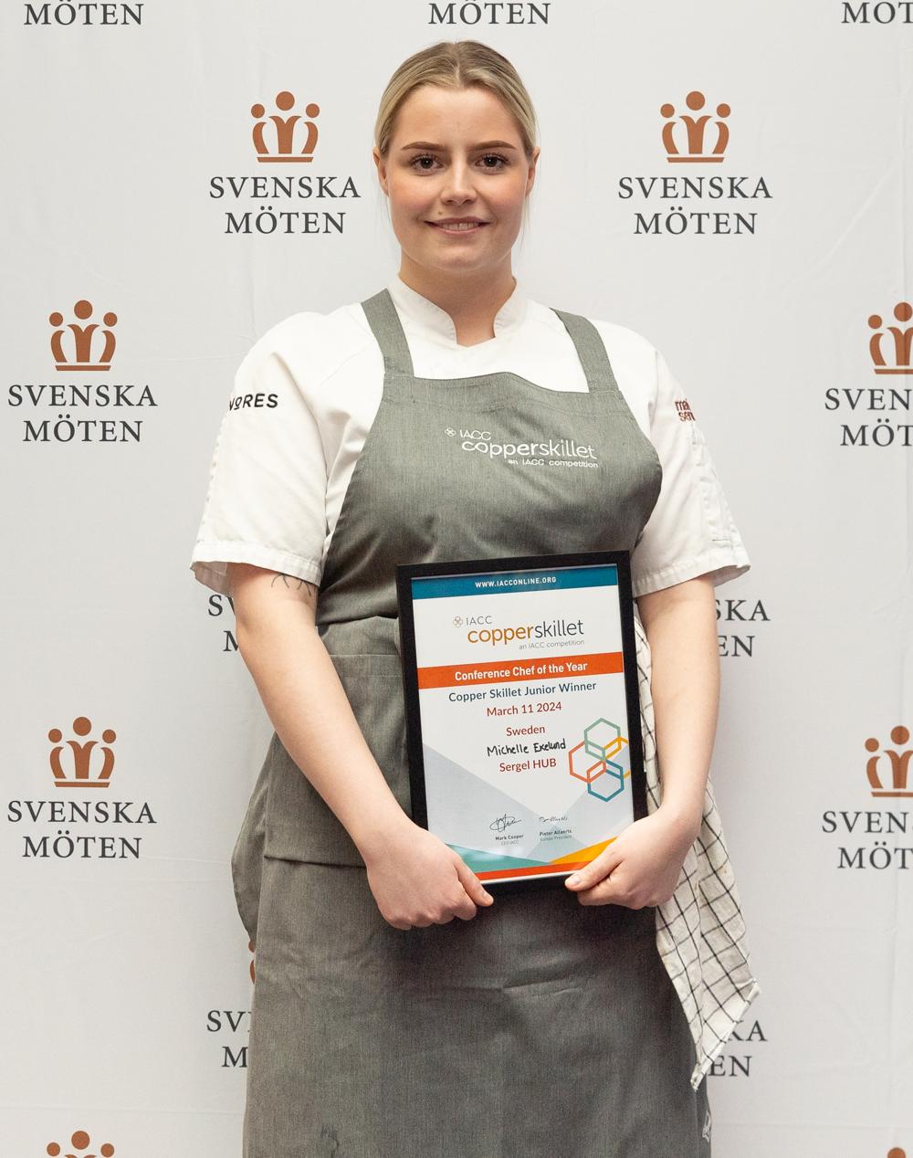 Michelle Eklund, svensk juniormästare i Copper Skillet. Michelle Eklund, svensk juniormästare i Copper Skillet.