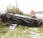 Hagl gjorde motorvej spejlglat - otte uheld på samme sted