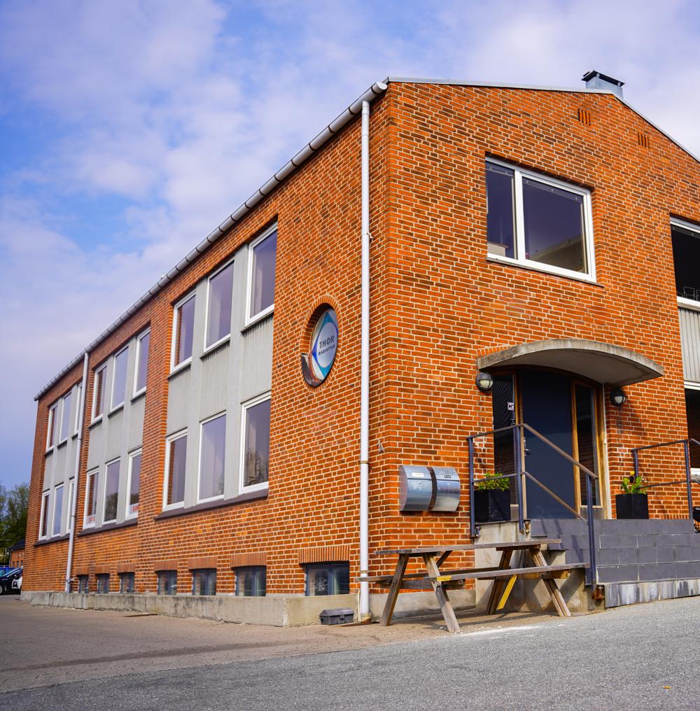 Thors radiatorfabrik på Hørkær nr. 1-3 i Herlev. Thors radiatorfabrik på Hørkær nr. 1-3 i Herlev.