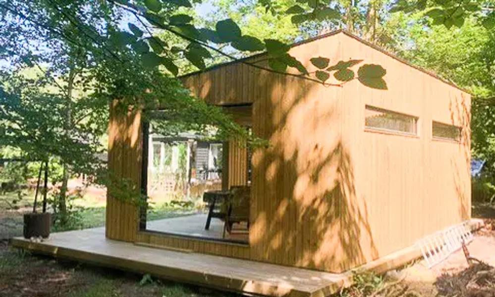 Pergola bygget på skruefundamenter. Pergola bygget på skruefundamenter.