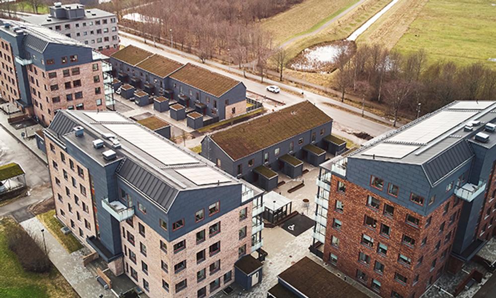 Pålsjö äng i Helsingborg med byggherren Helsingborgshem. Pålsjö äng i Helsingborg med byggherren Helsingborgshem.