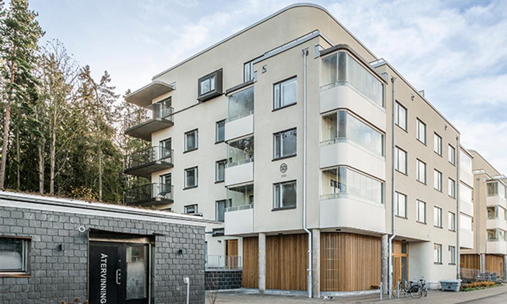 Kvarteret Skrönan i Stockholm med byggherren SKB. Kvarteret Skrönan i Stockholm med byggherren SKB.