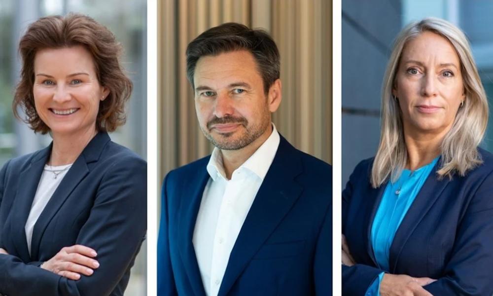 Nye folk i Hydros konsernsledelse: Fra venstre Kari Ekelund Thørud, Trond Olaf Christophersen og Hanne Karine Simensen. Nye folk i Hydros konsernsledelse: Fra venstre Kari Ekelund Thørud, Trond Olaf Christophersen og Hanne Karine Simensen.