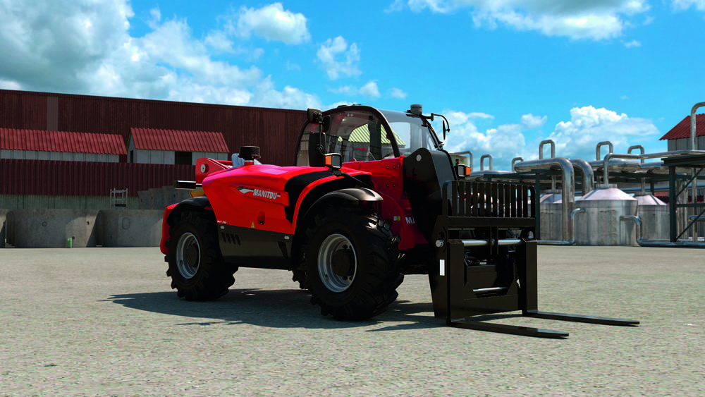 Nio av de 14 maskinerna i Scantrucks monter kommer från Manitou. Nio av de 14 maskinerna i Scantrucks monter kommer från Manitou.
