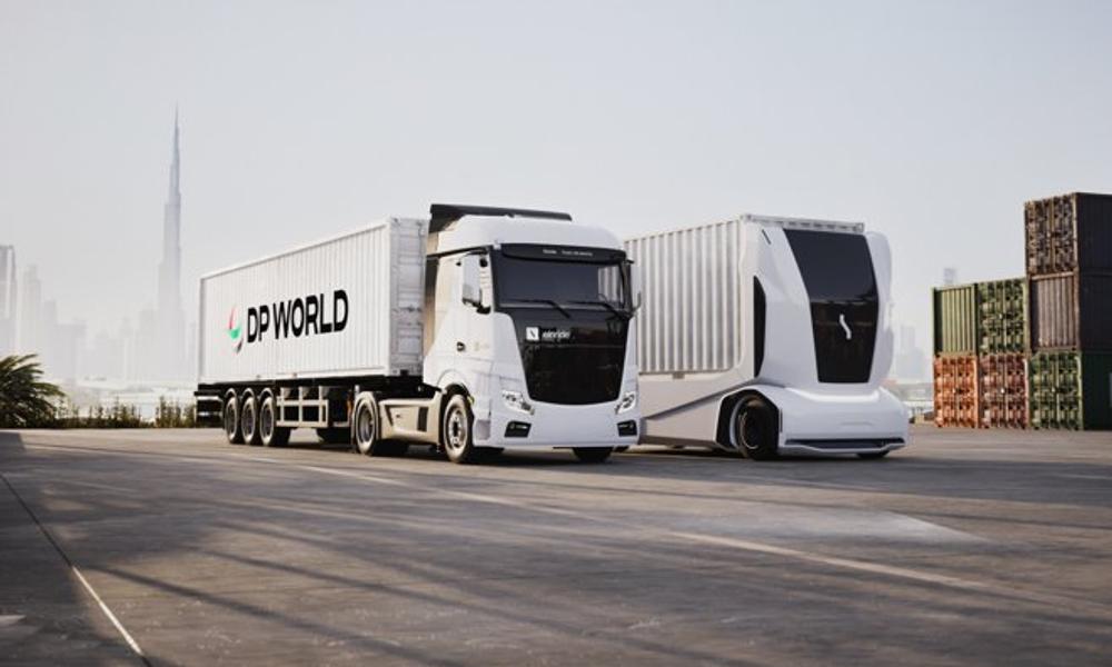 Einride vil udrulle deres løsninger i Mellemøsten med det formål at elektrificere og automatisere containertransporterne. Einride vil udrulle deres løsninger i Mellemøsten med det formål at elektrificere og automatisere containertransporterne.