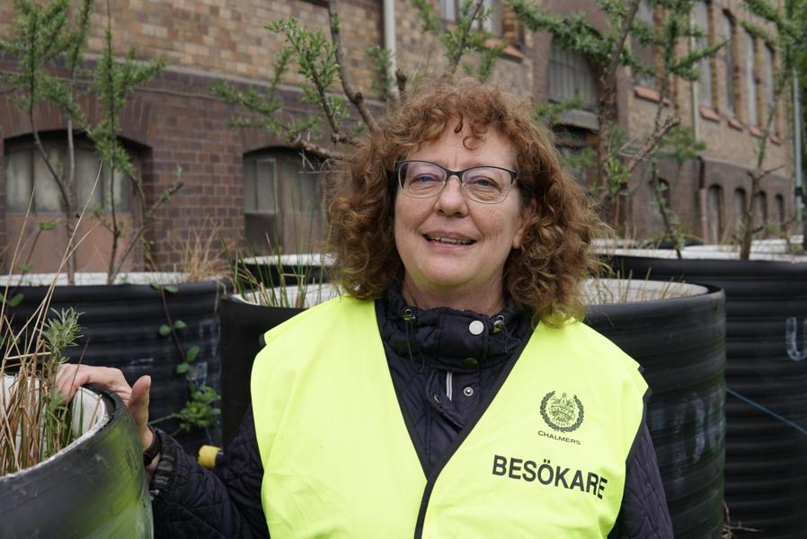 Ann-Margret Hvitt Strömvall, projektledare för Gårda Regnträdgård och professor vid avdelningen för vatten- och miljöteknik på Chalmers. Ann-Margret Hvitt Strömvall, projektledare för Gårda Regnträdgård och professor vid avdelningen för vatten- och miljöteknik på Chalmers.