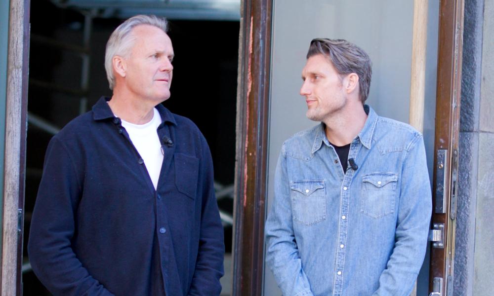 Bengt Linde, Götaplatsgruppen, och Daniel Brooks, Park Lane, utanför den nya restaurangen som öppnar i höst. Bengt Linde, Götaplatsgruppen, och Daniel Brooks, Park Lane, utanför den nya restaurangen som öppnar i höst.