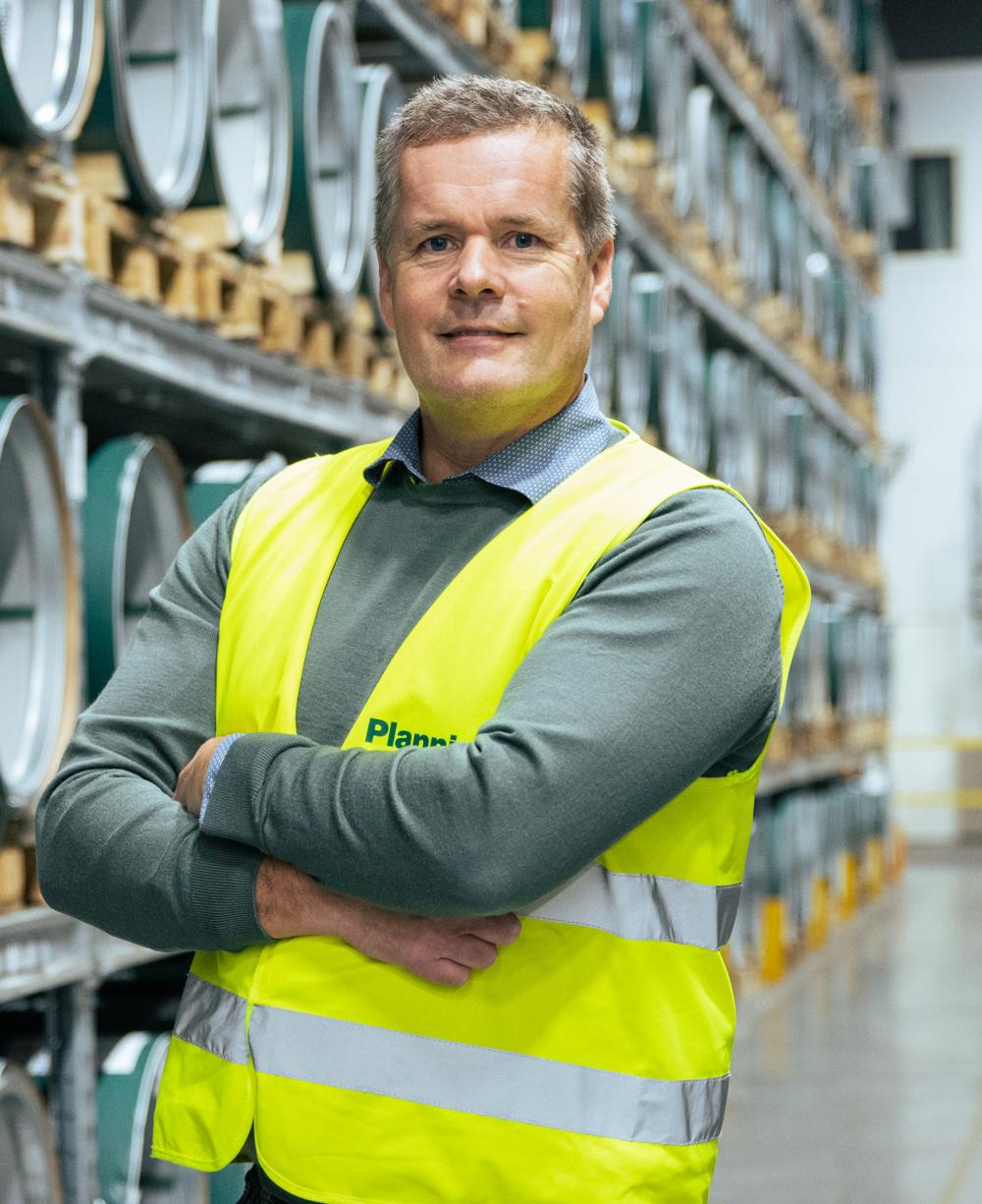 Johan Andersson, produktchef Plannja Johan Andersson, produktchef Plannja
