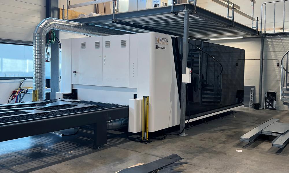 For Lie Blikk falt valget på en Bodor P4 fiberlaser på 6kW. For Lie Blikk falt valget på en Bodor P4 fiberlaser på 6kW.