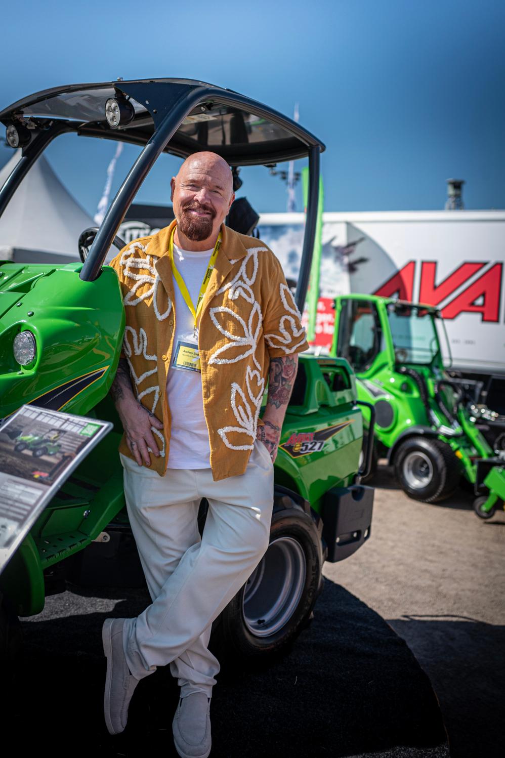 Anders Bagge på Svenska Maskinmässan 2024. Anders Bagge på Svenska Maskinmässan 2024.