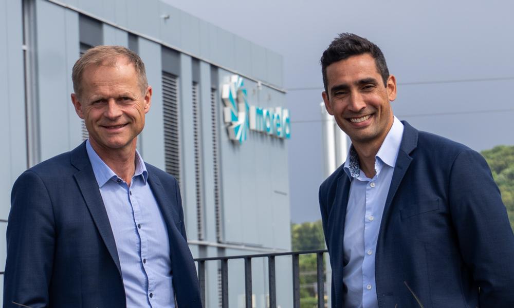 Frnøyde: Geir Austigard Moreld (t.v.) og Kevin Murphy i Ocean Installer er fornøyd med oppkjøpet. Frnøyde: Geir Austigard Moreld (t.v.) og Kevin Murphy i Ocean Installer er fornøyd med oppkjøpet.