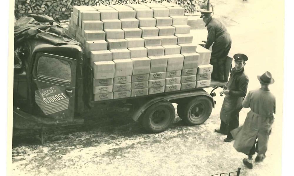 Ostbil från 1940-talet. Ostbil från 1940-talet.