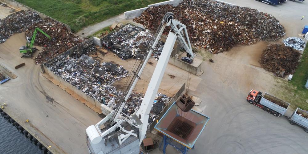 NG Recycling har etableret nyt anlæg på havnen i Kolding. NG Recycling har etableret nyt anlæg på havnen i Kolding.