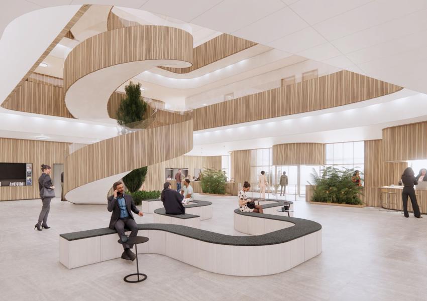 Projektet er tegnet af Friis & Moltke i samarbejde med den lokale tegnestue - Arkitektfirmaet Rudolf Lolk. Projektet er tegnet af Friis & Moltke i samarbejde med den lokale tegnestue - Arkitektfirmaet Rudolf Lolk.