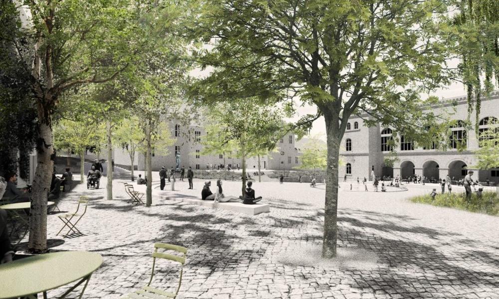 Stænderpladsen i Viborg som den ventes at tage sig ud, når Domkirkekvarteret har fået et løft. Stænderpladsen i Viborg som den ventes at tage sig ud, når Domkirkekvarteret har fået et løft.