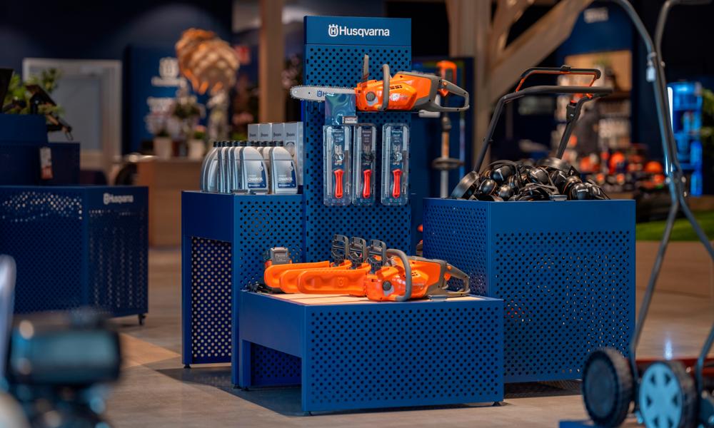 Husqvarnas nya butikskoncept. Husqvarnas nya butikskoncept.