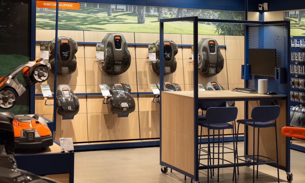 Husqvarnas nya butikskoncept. Husqvarnas nya butikskoncept.