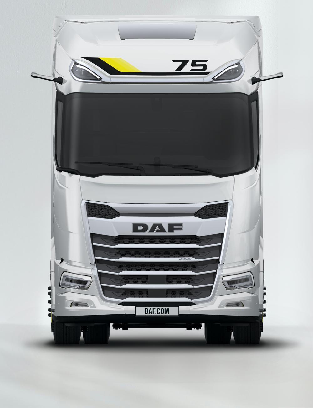 DAF XG+ danner basis for den nye jubilæumsmodel. DAF XG+ danner basis for den nye jubilæumsmodel.