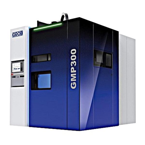 Den additive maskinen Grob Metal Printing-maskinen GMP300 oppleves på AMB. Den additive maskinen Grob Metal Printing-maskinen GMP300 oppleves på AMB.