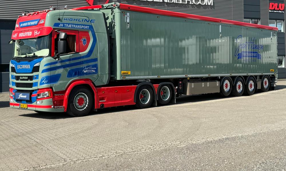 Legras walkingfloor-trailer til Jan Hansen, Holsted. Legras walkingfloor-trailer til Jan Hansen, Holsted.