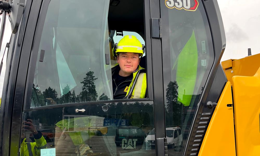 Marius Aamodt trives meget godt på  Marius Aamodt trives meget godt på