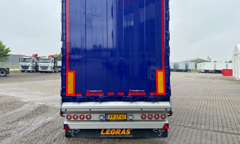 91 m3 Legras-trailer med walking floor til Toftegaard Transport, Hjørring. 91 m3 Legras-trailer med walking floor til Toftegaard Transport, Hjørring.