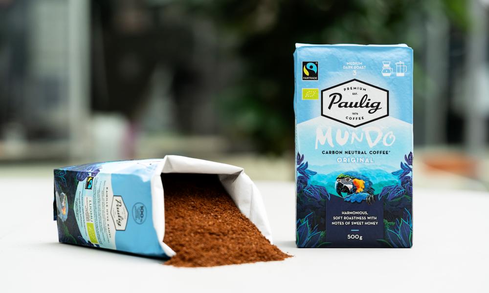 Återvinningsbar vakuumförpackning för kaffe Återvinningsbar vakuumförpackning för kaffe